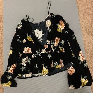 ONE CLOTHING Flowy Floral Long Sleeve